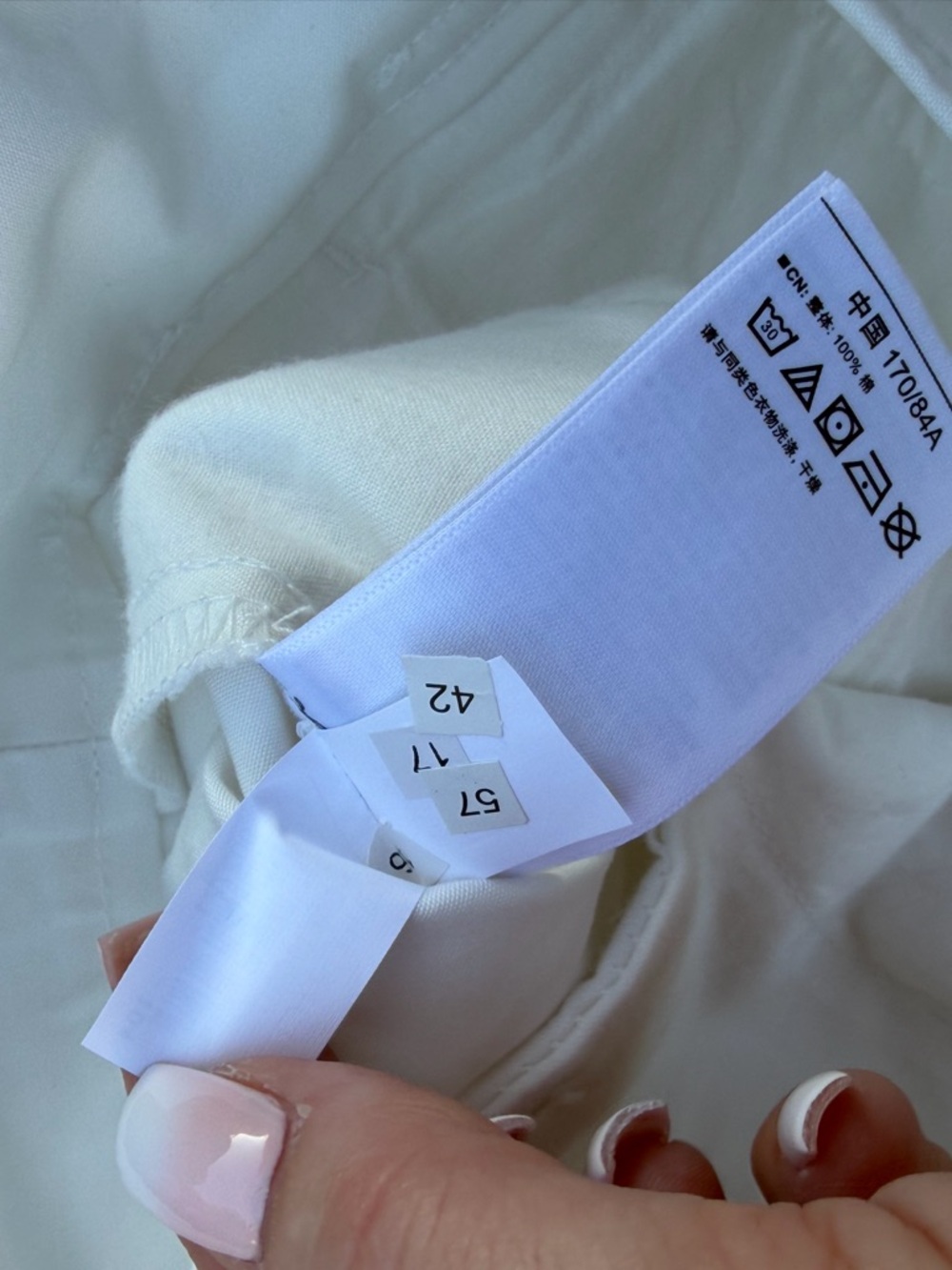 Victoria Beckham White Dress Slacks Gap Collab sz 14 with Subtle Label Detail - Picture 12 of 15